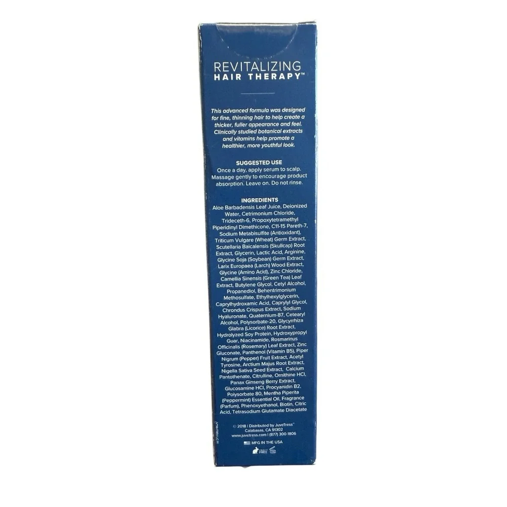 Juve Tress Revitalizing Hair Therapy 3.8 Fl Oz 100ML Sealed New